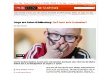 Bild zum Artikel: Behinderter Junge aus Baden-Württemberg: Darf Henri aufs Gymnasium?