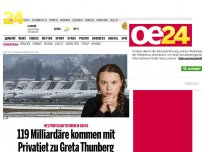 Bild zum Artikel: 119 Milliardäre kommen mit Privatjet zu Greta Thunberg