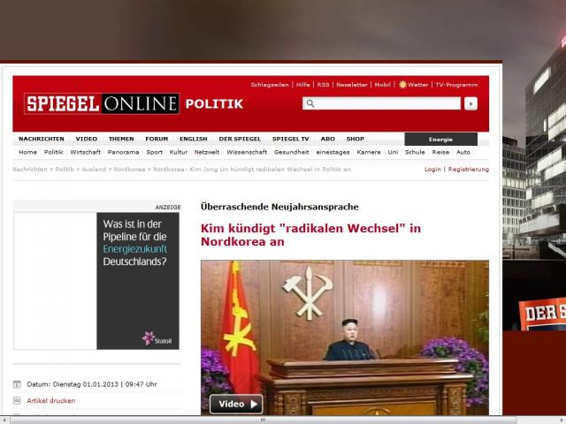 Bild zum Artikel: Überraschende Neujahrsansprache: Kim kündigt 'radikalen Wechsel' in Nordkorea an