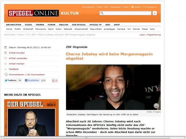 Bild zum Artikel: ZDF-Urgestein: Cherno Jobatey wird beim Morgenmagazin abgelöst