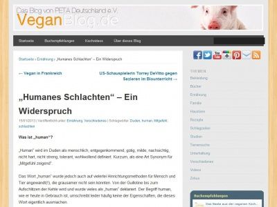 Bild zum Artikel: „Humanes Schlachten“ – Ein Widerspruch