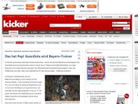 Bild zum Artikel: Das hat Pep! Guardiola wird Bayern-Trainer