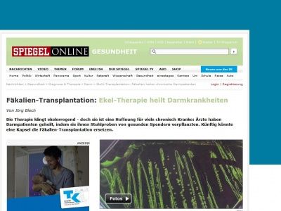 Bild zum Artikel: Fäkalien-Transplantation: Ekel-Therapie heilt Darmkrankheiten