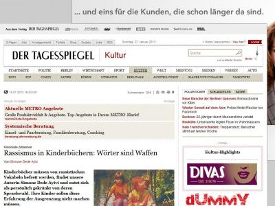 Bild zum Artikel: Rassismus in Kinderbüchern: Wörter sind Waffen