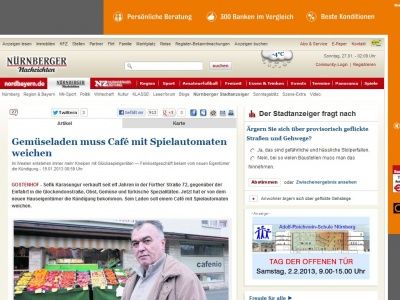 Bild zum Artikel: Gemüseladen muss Café mit Spielautomaten weichen