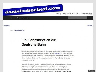 Bild zum Artikel: Ein Liebesbrief an die Deutsche Bahn