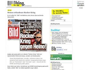 Bild zum Artikel: Heinos erfundener Rocker-Krieg