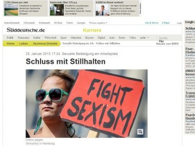 Bild zum Artikel: Sexuelle Belästigung am Arbeitsplatz: Schluss mit Stillhalten