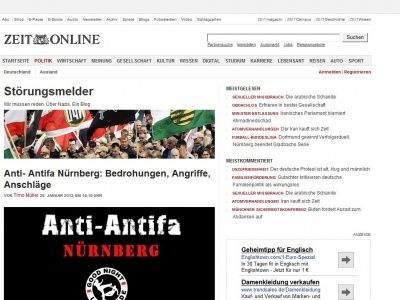 Bild zum Artikel: Anti- Antifa Nürnberg: Bedrohungen, Angriffe, Anschläge