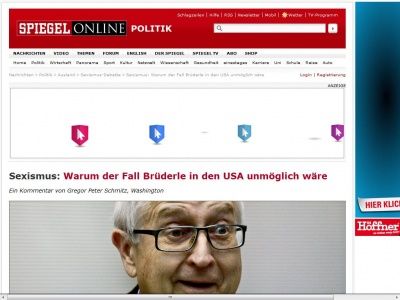 Bild zum Artikel: Sexismus: Warum der Fall Brüderle in den USA unmöglich wäre