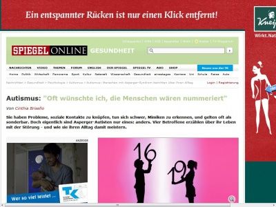 Bild zum Artikel: Autismus: 'Oft wünschte ich, die Menschen wären nummeriert'