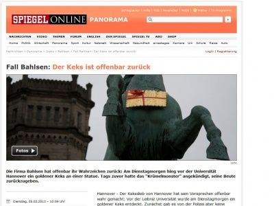 Bild zum Artikel: Fall Bahlsen: Der Keks ist offenbar zurück