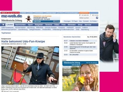 Bild zum Artikel: Kneipenszene: Halle bekommt Udo-Fan-Kneipe