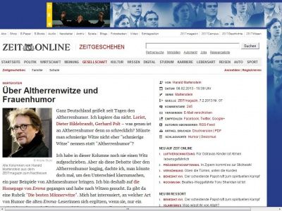 Bild zum Artikel: Über Altherrenwitze und Frauenhumor