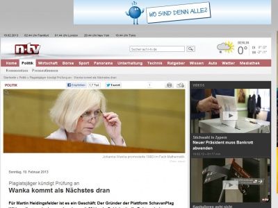 Bild zum Artikel: Plagiatsjäger kündigt Prüfung an: Wanka kommt als Nächstes dran