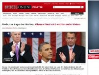 Bild zum Artikel: Rede zur Lage der Nation: Obama lässt sich nichts mehr bieten
