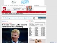 Bild zum Artikel: Keller-Nachfolger  -  

Geheime Trainer-Liste! Schalke verhandelte mit Effenberg