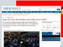 Bild zum Artikel: Claudia Roths Geste: Ärger für Irans Botschafter nach High-Five-Vorfall