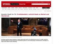 Bild zum Artikel: Kanzler-Duell im TV: ProSiebenSat.1 schickt Raab zu Merkel und Steinbrück