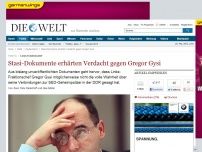 Bild zum Artikel: Linke-Fraktionschef: Stasi-Dokumente erhärten Verdacht gegen Gregor Gysi