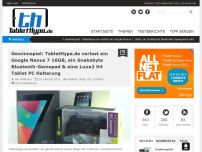 Bild zum Artikel: Gewinnspiel: TabletHype.de verlost ein Google Nexus 7 16GB, ein Snakebyte Bluetooth-Gamepad & eine Luxa2 H4 Tablet PC Halterung