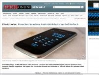 Bild zum Artikel: Eis-Attacke: Forscher knacken Android-Schutz im Gefrierfach