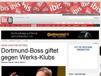 Bild zum Artikel: Hans-Joachim Watzke - Dortmund-Boss giftet gegen Werks-Klubs