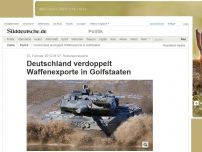 Bild zum Artikel: Rüstungsindustrie: Deutschland verdoppelt Waffenexporte in Golfstaaten