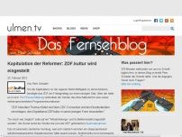 Bild zum Artikel: Kapitulation der Reformer: ZDF.kultur wird eingestellt