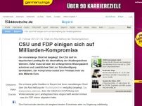 Bild zum Artikel: Streit um Abschaffung der Studiengebühren: CSU und FDP einigen sich auf Milliarden-Kompromiss