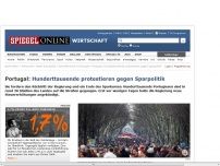 Bild zum Artikel: Portugal: Hunderttausende protestieren gegen Sparpolitik