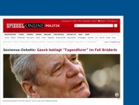 Bild zum Artikel: Sexismus-Debatte: Gauck beklagt 'Tugendfuror' im Fall Brüderle