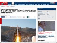 Bild zum Artikel: Sitzung des UN-Sicherheitsrates - Erhöhen die USA und China den Druck auf Nordkorea?