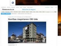 Bild zum Artikel: Diskussion um Abrisshaus in München: Gorillas inspirieren OB Ude