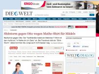 Bild zum Artikel: Textilhändler: Shitstorm gegen Otto wegen Mathe-Shirt für Mädels