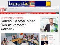 Bild zum Artikel: Klingelndes Klassenzimmer - Sollten Handys in der Schule verboten werden?