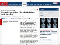 Bild zum Artikel: Bericht über Nahtoderfahrung - Neurochirurg sicher: 'Es gibt ein Leben nach dem Tod'