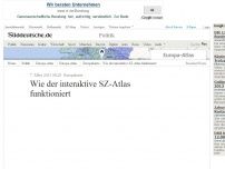 Bild zum Artikel: Interaktiver Atlas: So lebt Europa