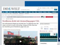 Bild zum Artikel: Streit über Sanktionen: Nordkorea droht mit Atomschlag gegen USA