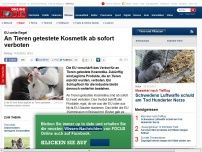 Bild zum Artikel: EU-weite Regel - An Tieren getestete Kosmetik ab sofort verboten