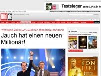 Bild zum Artikel: „Wer wird Millionär“ - Jauch hat einen neuen Millionär!