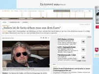 Bild zum Artikel: Beppe Grillo: „Italien ist de facto schon raus aus dem Euro“