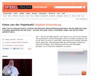 Bild zum Artikel: Fotos von der Papstwahl: Digitale Erleuchtung