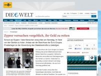 Bild zum Artikel: Privatanleger: Zyprer versuchen vergeblich, ihr Geld zu retten