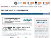 Bild zum Artikel: Tagesschau diffamiert Anti-Euro Partei AfD als rechtsextrem