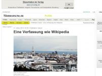 Bild zum Artikel: Politiklabor Island: Eine Verfassung wie Wikipedia