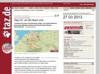 Bild zum Artikel: Virtuelle Deutschlandkarte: Sag mir, wo die Nazis sind