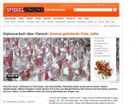 Bild zum Artikel: Diplomarbeit über Fleisch: Einmal gefolterte Pute, bitte