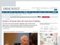 Bild zum Artikel: 'Anne Will': Stoibers Wutrede über die Anti-Euro-Politiker