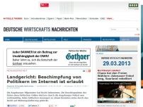 Bild zum Artikel: Landgericht: Beschimpfung von Politikern im Internet ist erlaubt